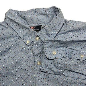 Vineyard Vines Men’s Large Slim Fit Colorful‎ Boat Button Down